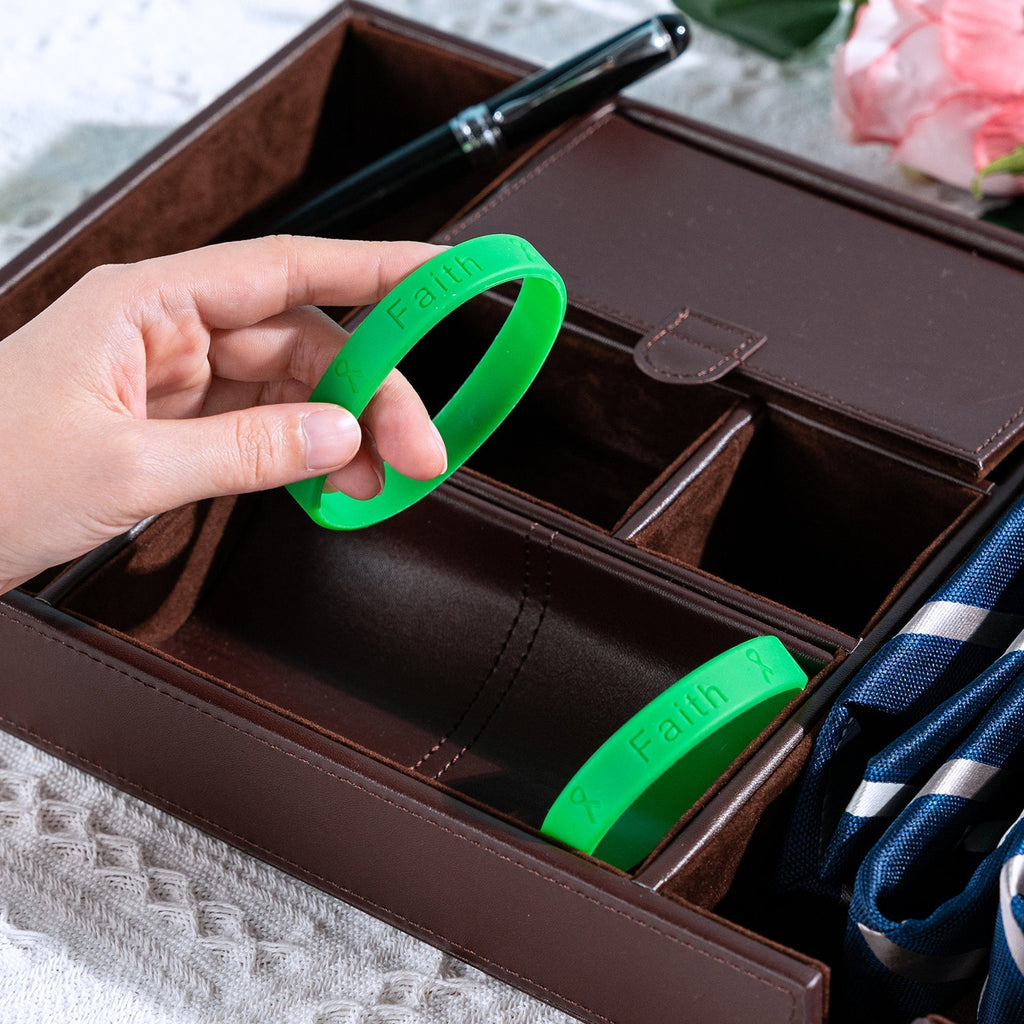 Green Silicone Bracelets The Awareness Company