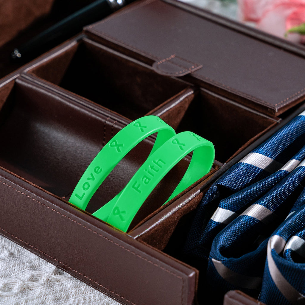 Green Silicone Bracelets The Awareness Company