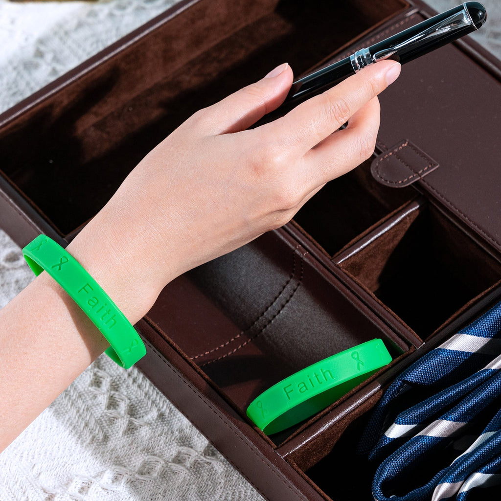 Green Silicone Bracelets The Awareness Company