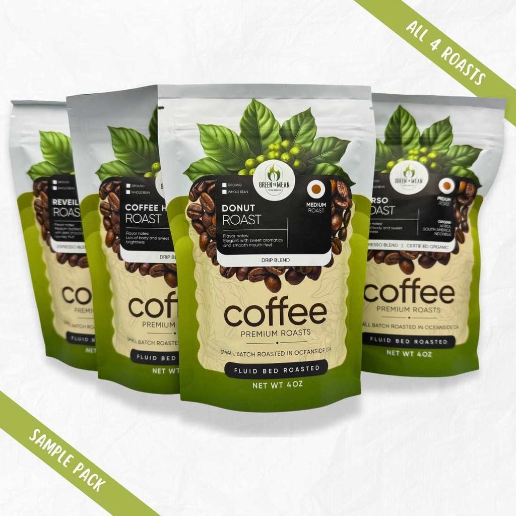 Green to Mean Coffee Sampler Pack Shave Essentials