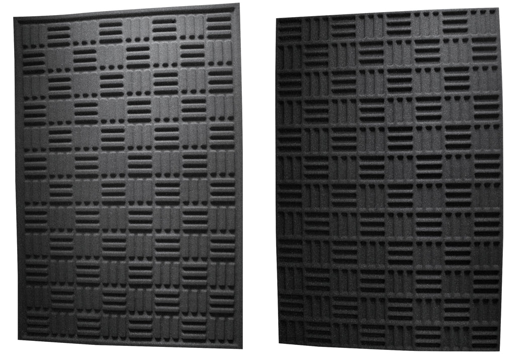 Grid Style Acoustic Foam Panels - Acoustic Foam Room Kits SoundAssured
