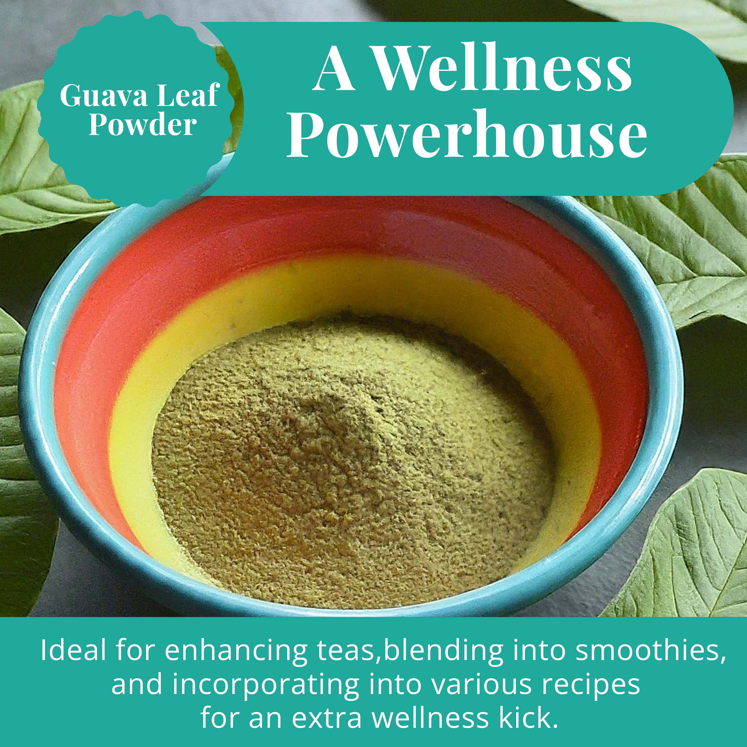 Dried Guava Leaves 2.6oz – Loose Leaf Herbal Tea for Digestion & Immunity | Non-GMO, Vegan Akshit
