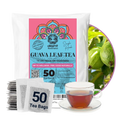 Guava Leaf Tea - 50 Bags, 100% Pure Guava Leaves (Té De Hoja de Guayaba ) Stress Relieving, Herbal Tea- Non-GMO, Vegan, Caffeine-Free Akshit