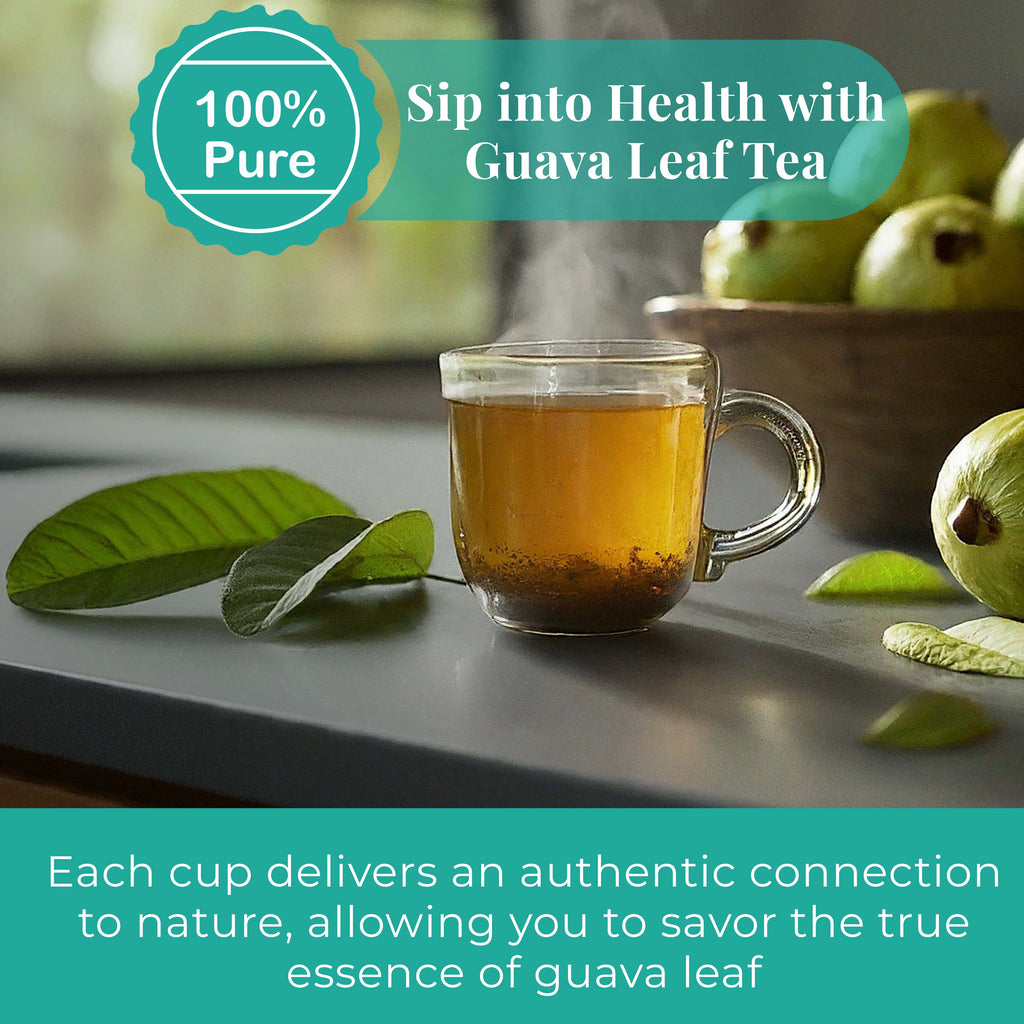 Dried Guava Leaves 2.6oz – Loose Leaf Herbal Tea for Digestion & Immunity | Non-GMO, Vegan Akshit