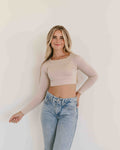 Crew Neck Long Sleeve Halftee HALFTEE Layering Fashions