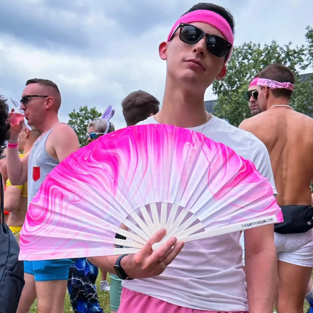 Pink Pussy Fan (UV) The Gay Fan Club