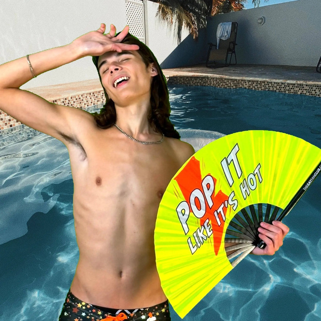 Poppers Fan (UV) The Gay Fan Club