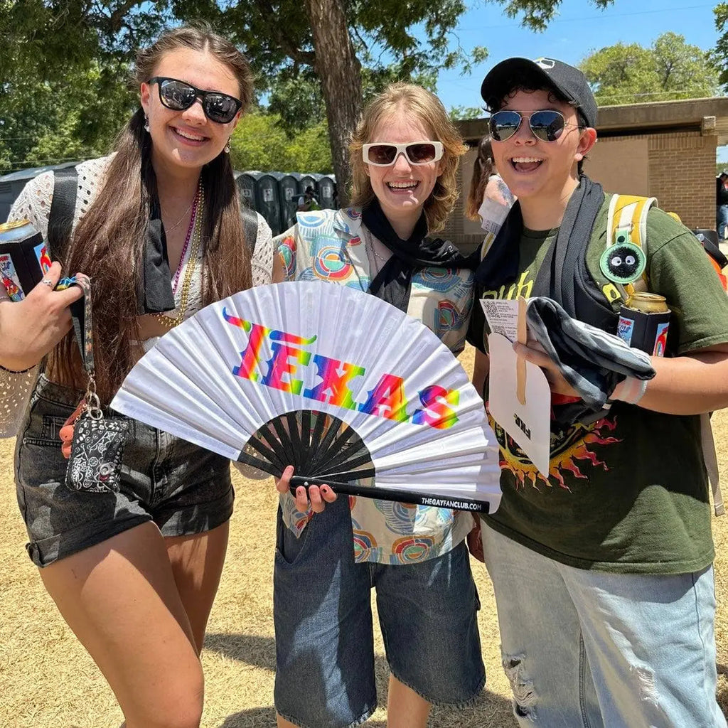 Texas Hand Fan The Gay Fan Club