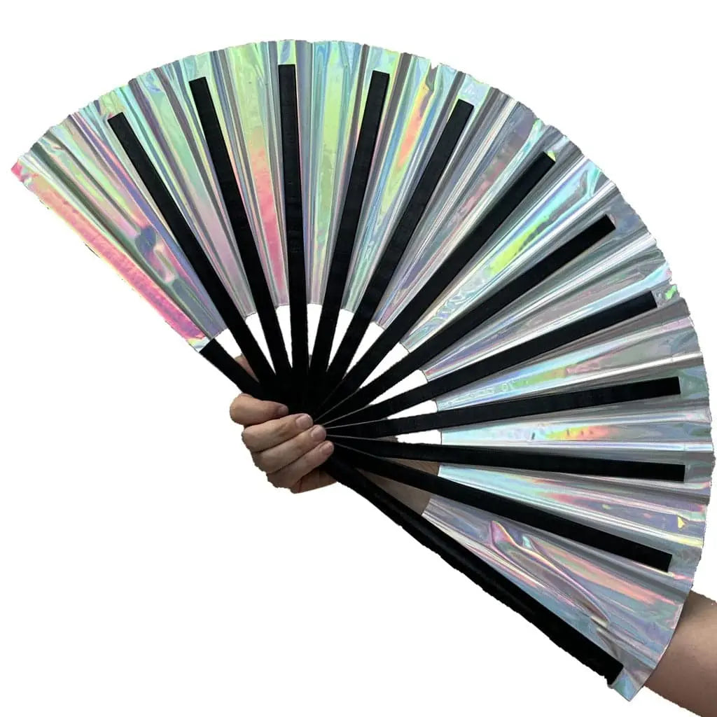Disco Ball Holographic Fan The Gay Fan Club
