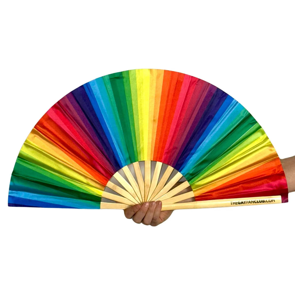Rainbow Folding Fan The Gay Fan Club