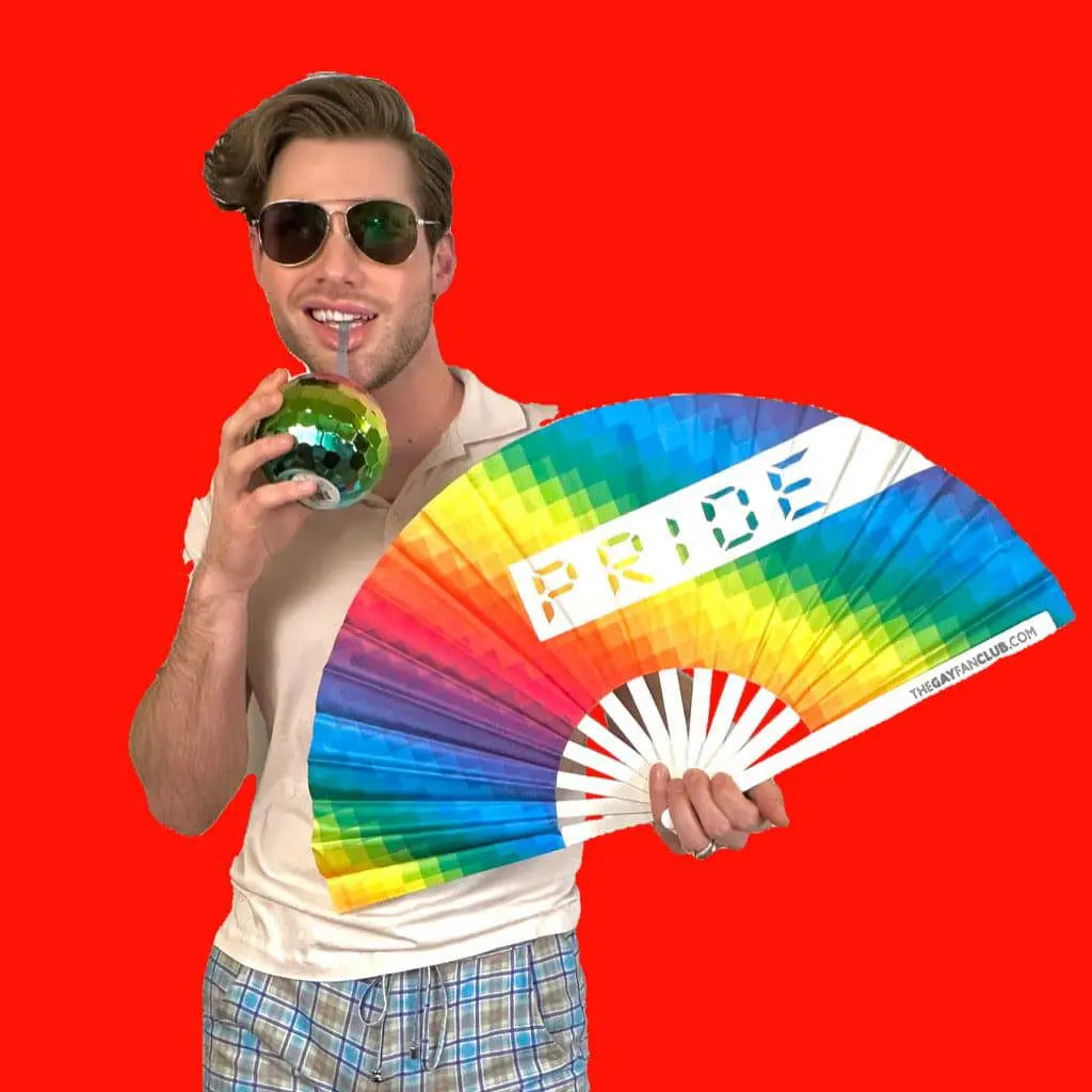 Pride Rainbow Fan The Gay Fan Club