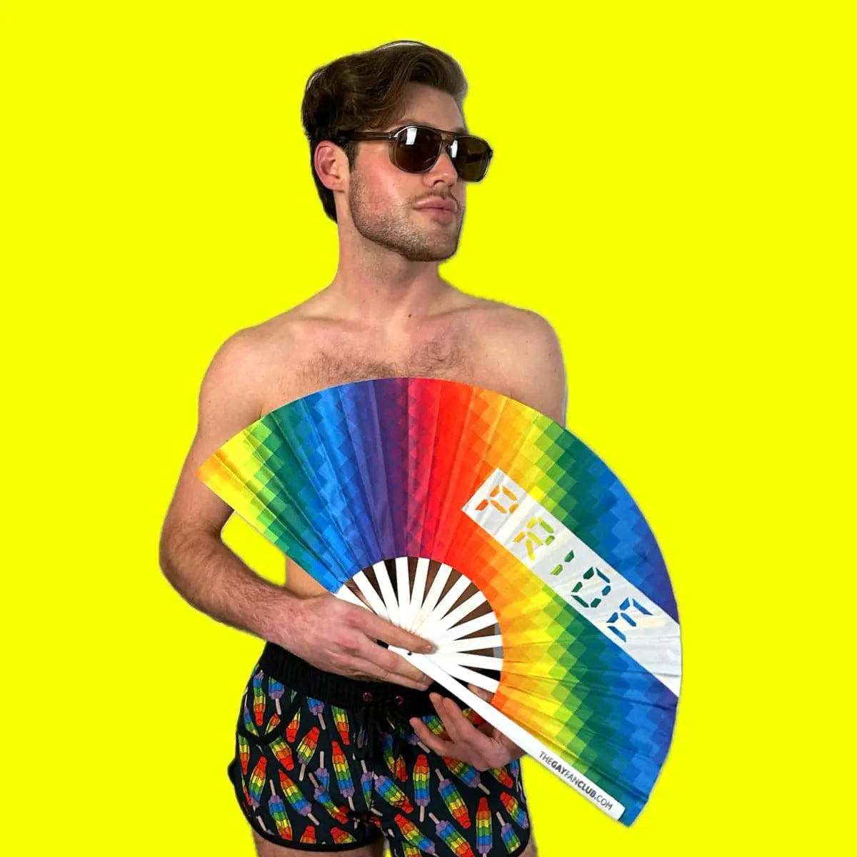 Pride Rainbow Fan The Gay Fan Club