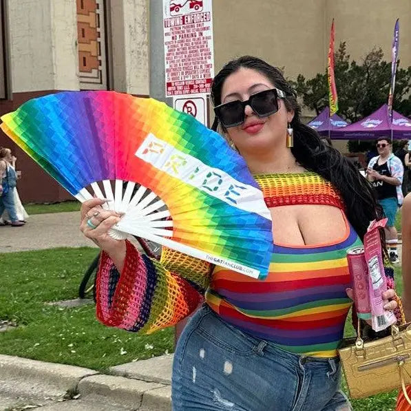 Pride Rainbow Fan The Gay Fan Club