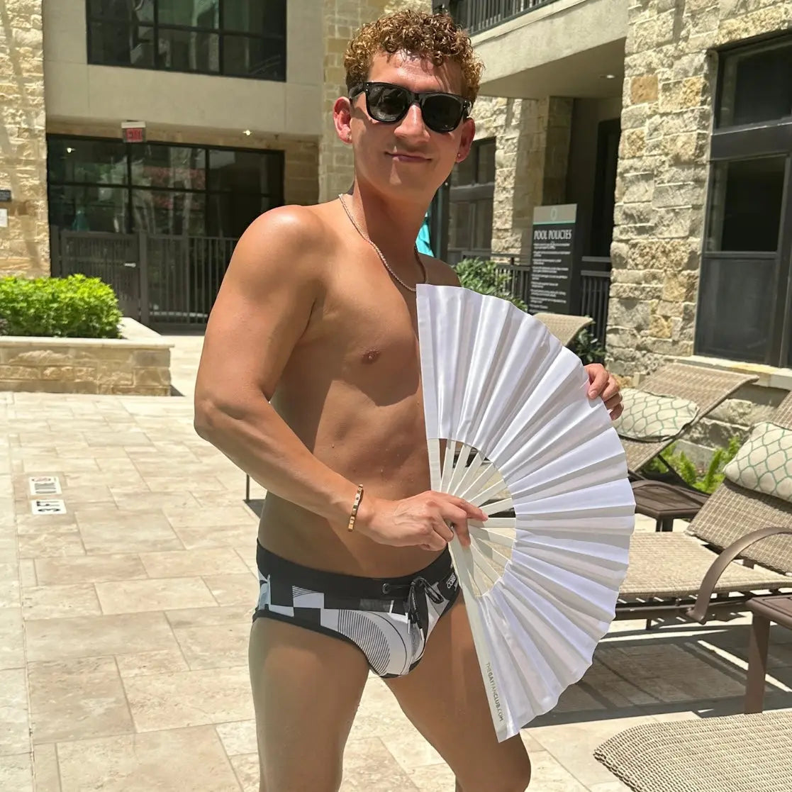 The White Fan (UV) The Gay Fan Club