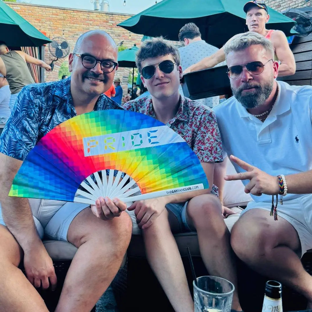 Pride Rainbow Fan The Gay Fan Club