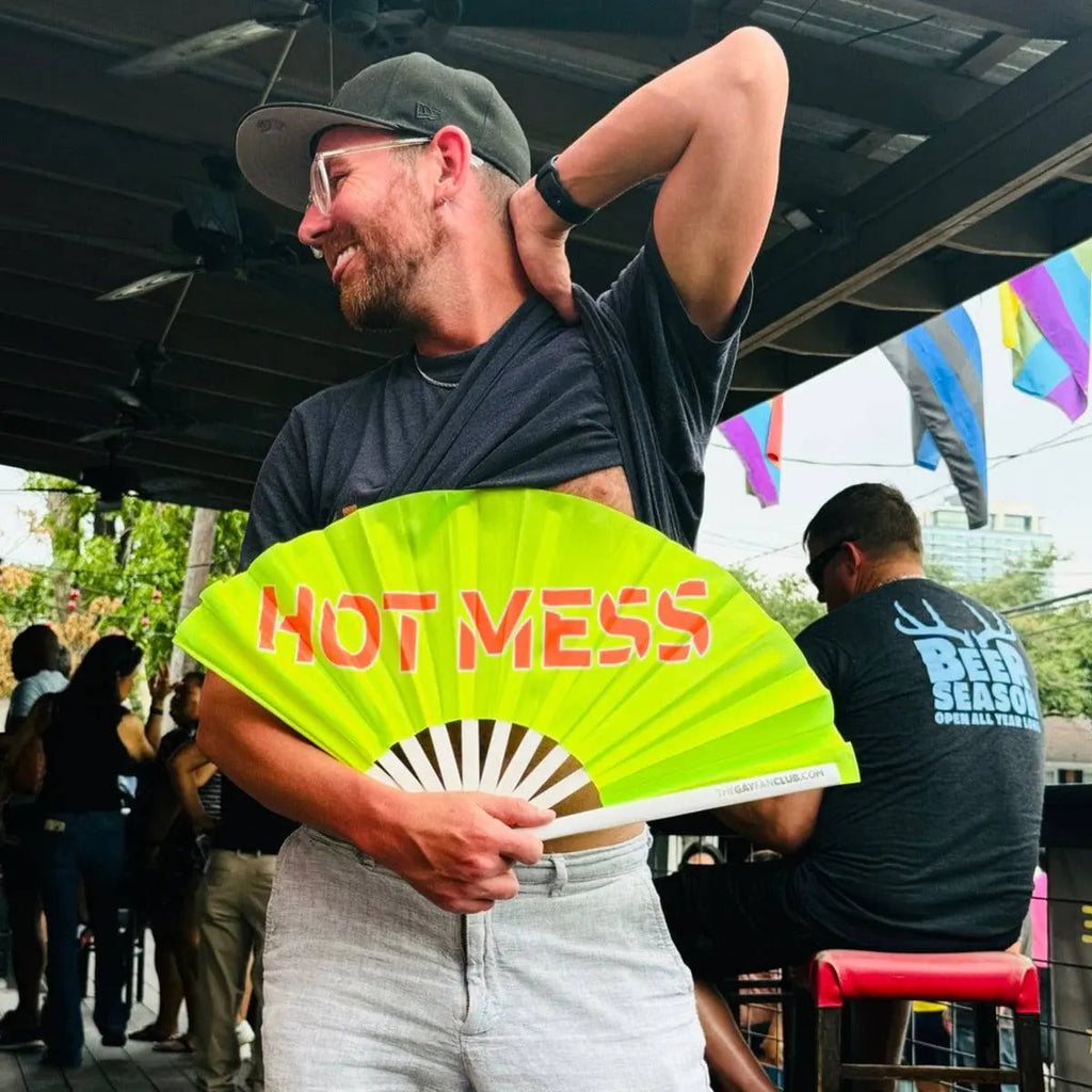 Hot Mess Fan (UV) The Gay Fan Club