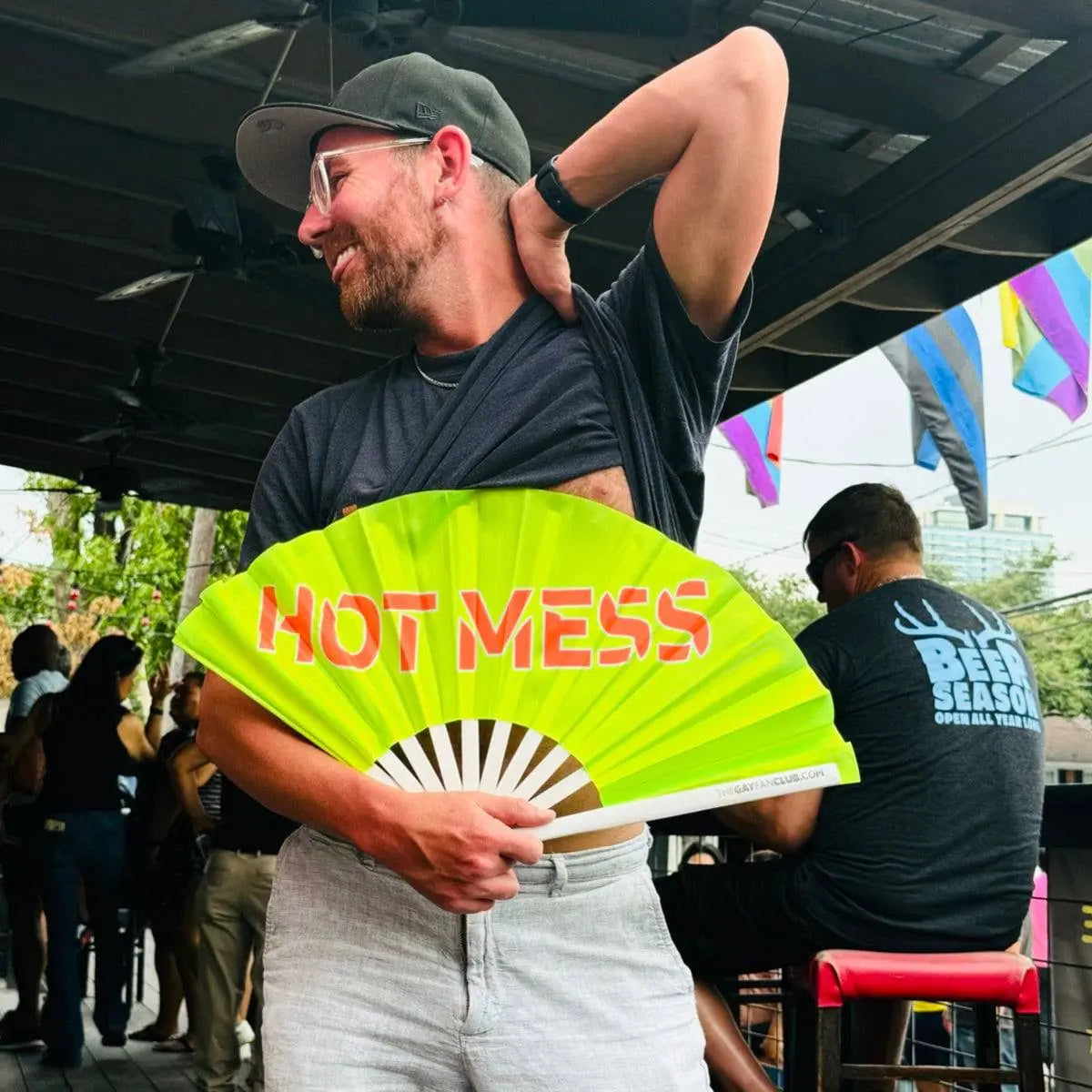 Hot Mess Fan (UV) The Gay Fan Club
