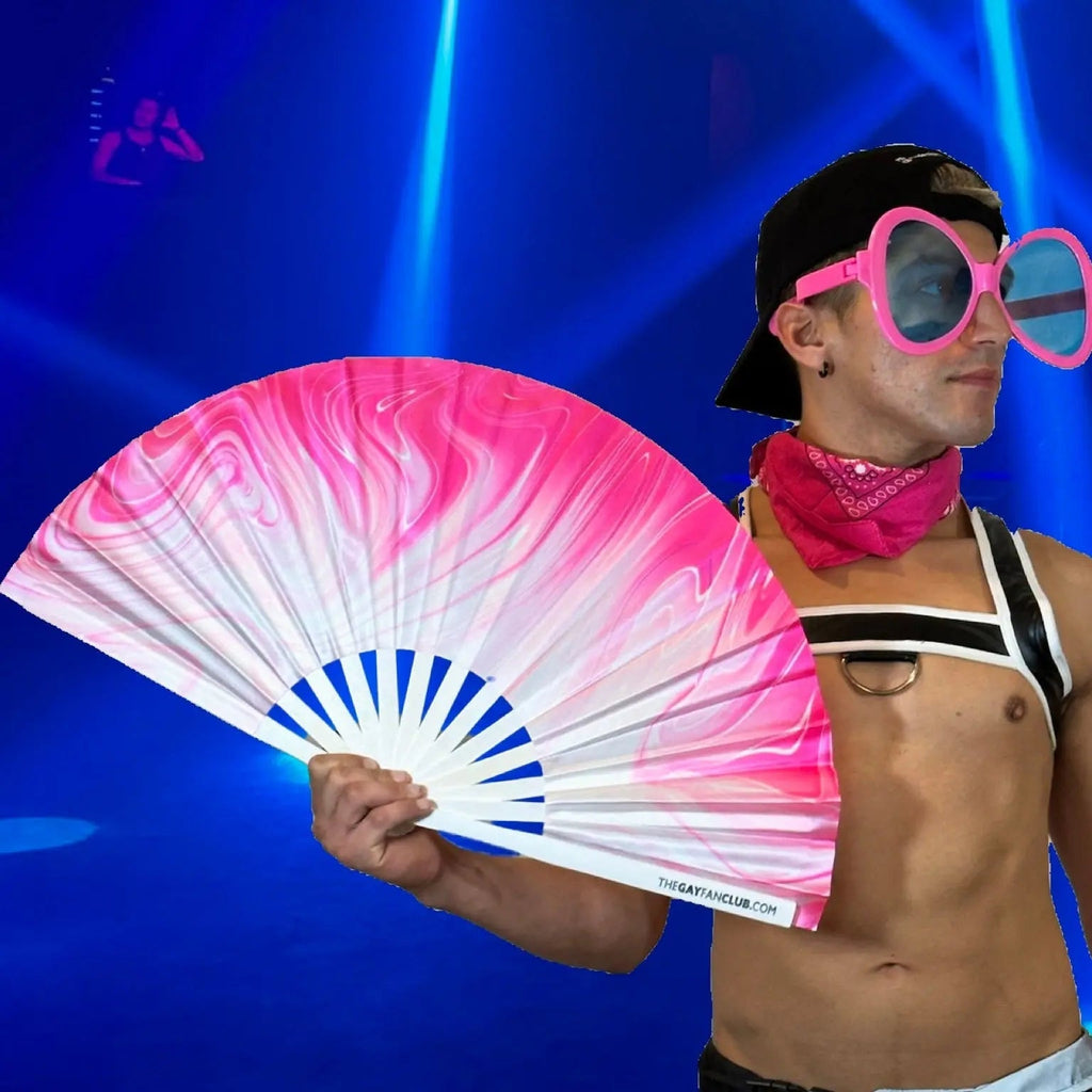 Pink Pussy Fan (UV) The Gay Fan Club