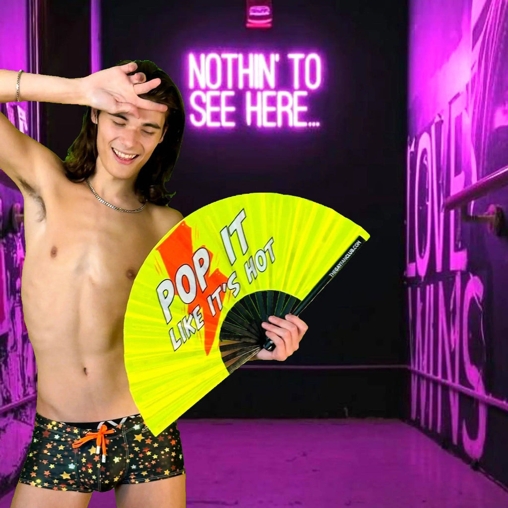 Poppers Fan (UV) The Gay Fan Club
