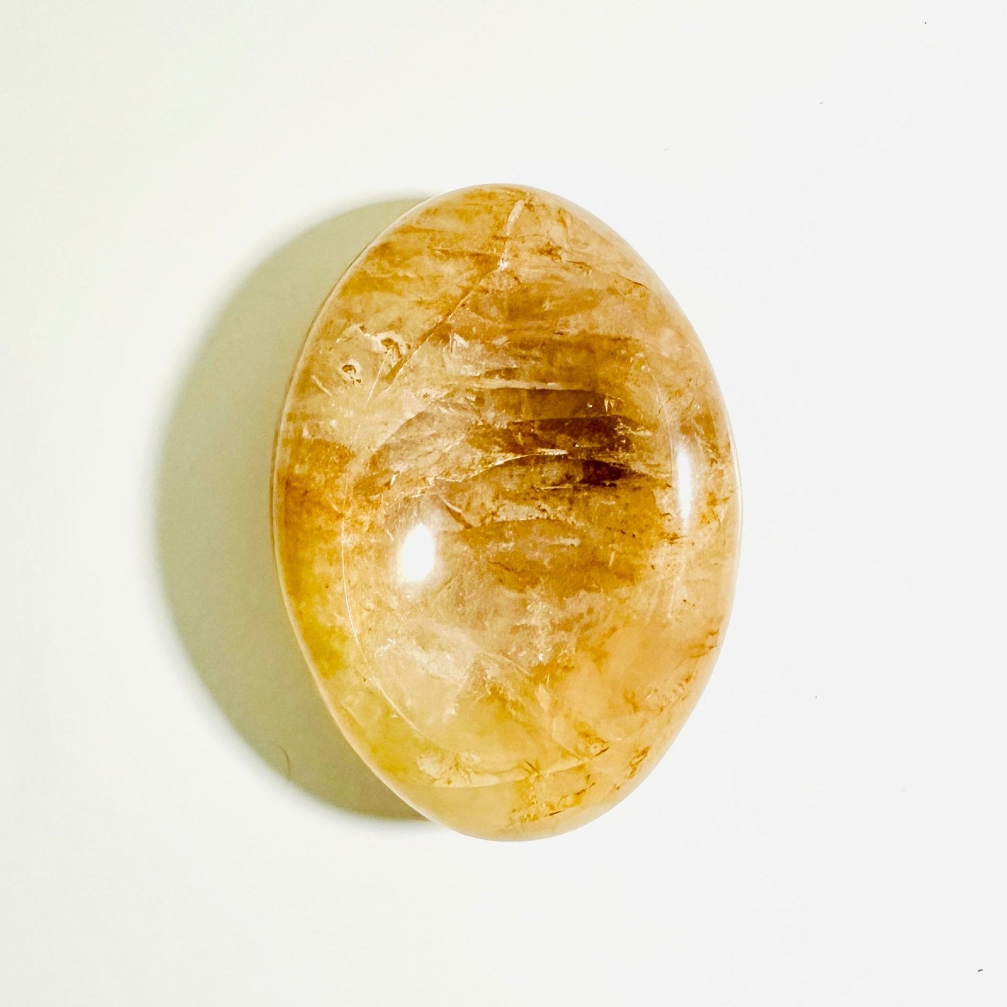 Handpicked Hematoid Quartz Oval Soap Dish – Natural Polished Stone KREATEUR MIAMI