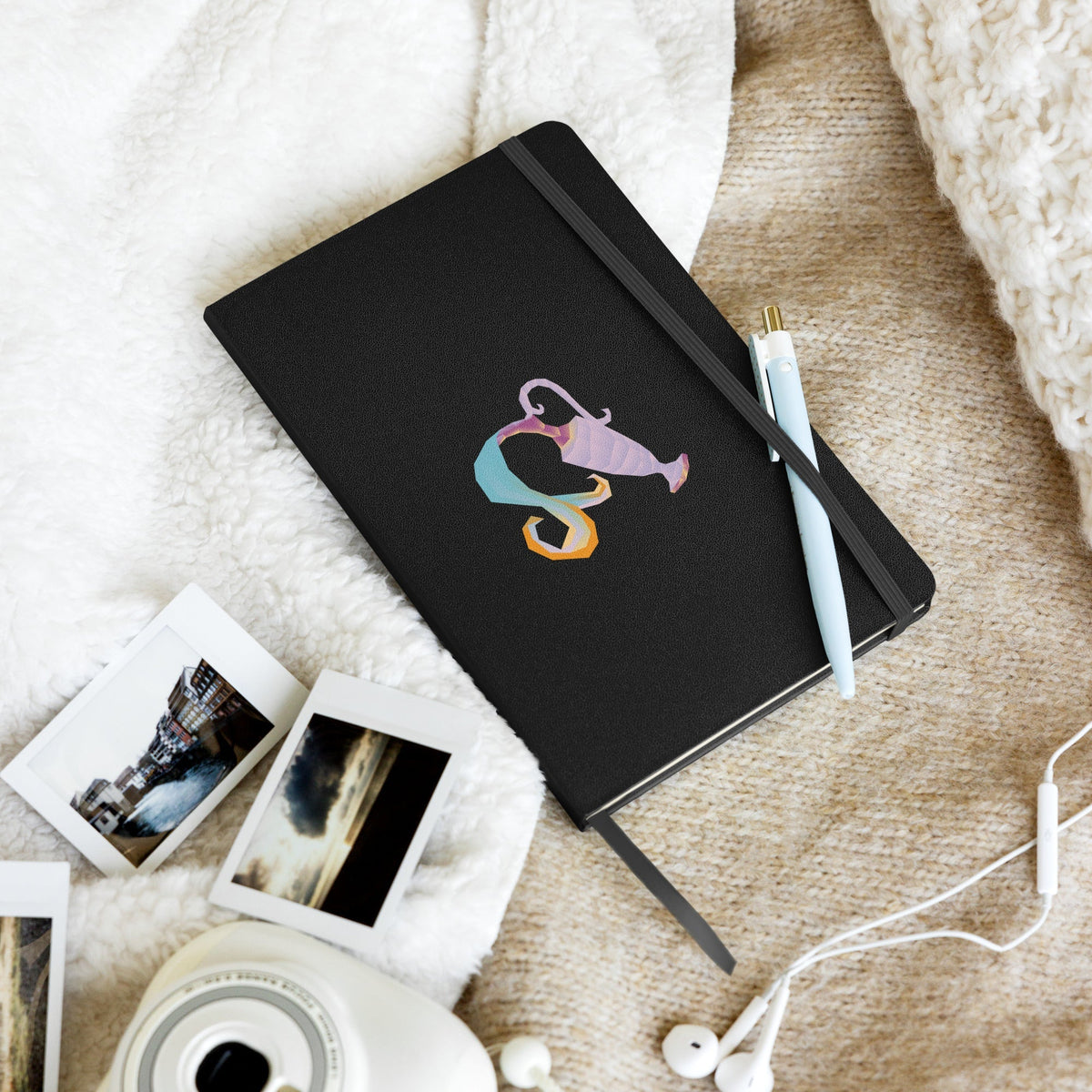 Aquarius Hardcover-bound Notebook Desksmith