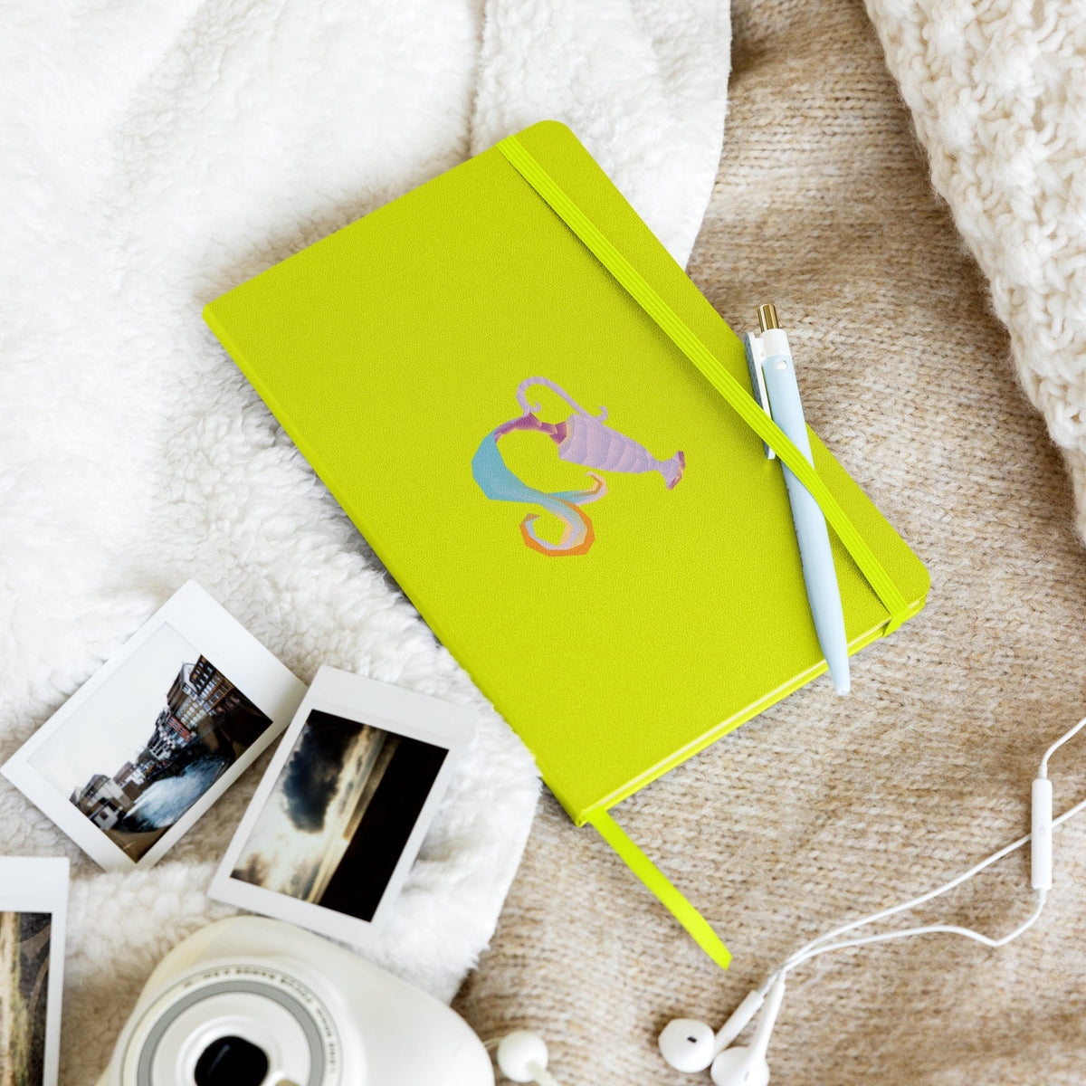 Aquarius Hardcover-bound Notebook Desksmith