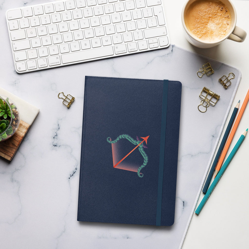Sagittarius Hardcover-bound Notebook Desksmith
