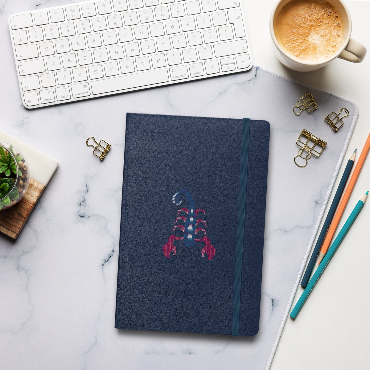 Scorpio Hardcover-bound Notebook Desksmith