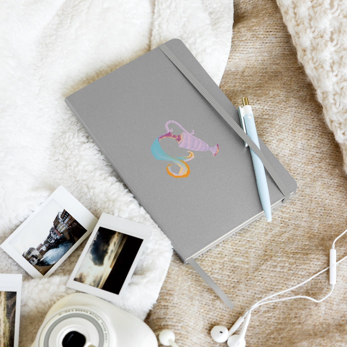 Aquarius Hardcover-bound Notebook Desksmith