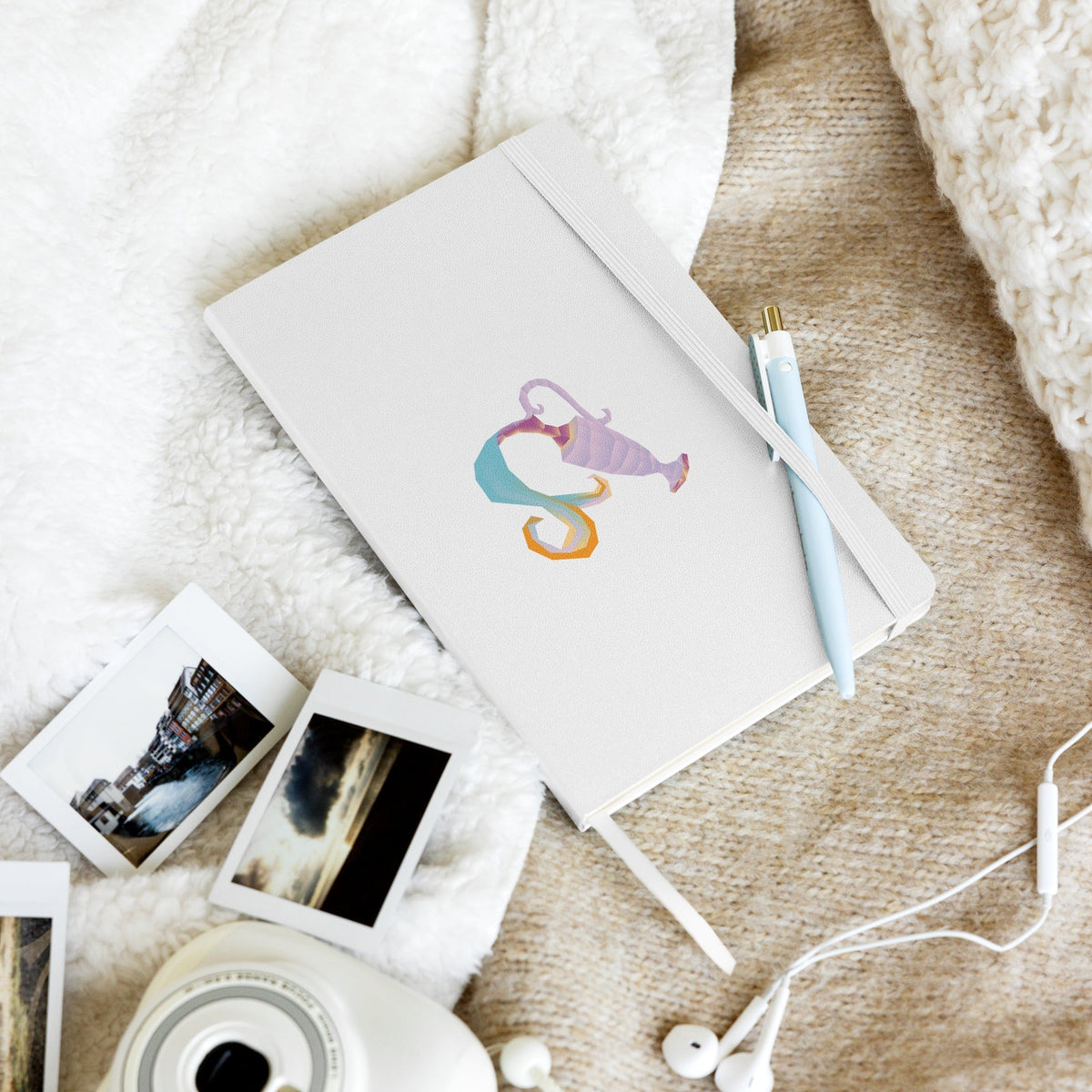 Aquarius Hardcover-bound Notebook Desksmith