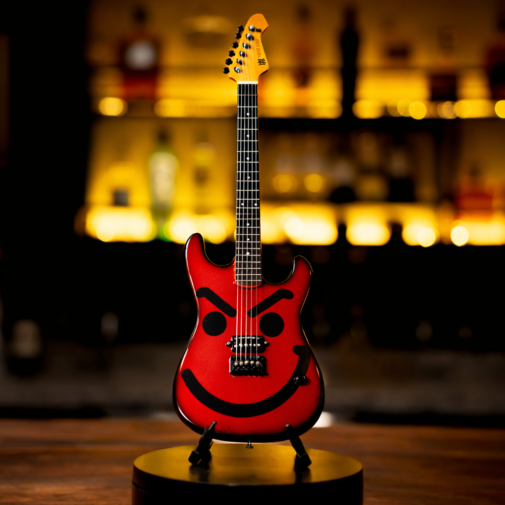 Bon Jovi Have a Nice Day Collectible Miniature Guitar The Mini Axe