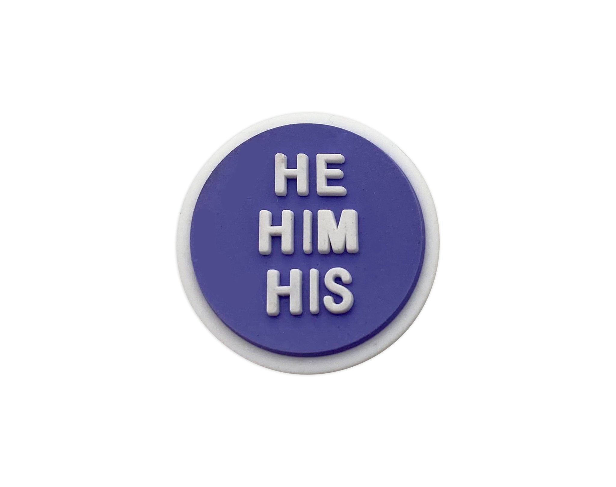 10 Pack He Him Pronoun Silicone Pins The Awareness Company
