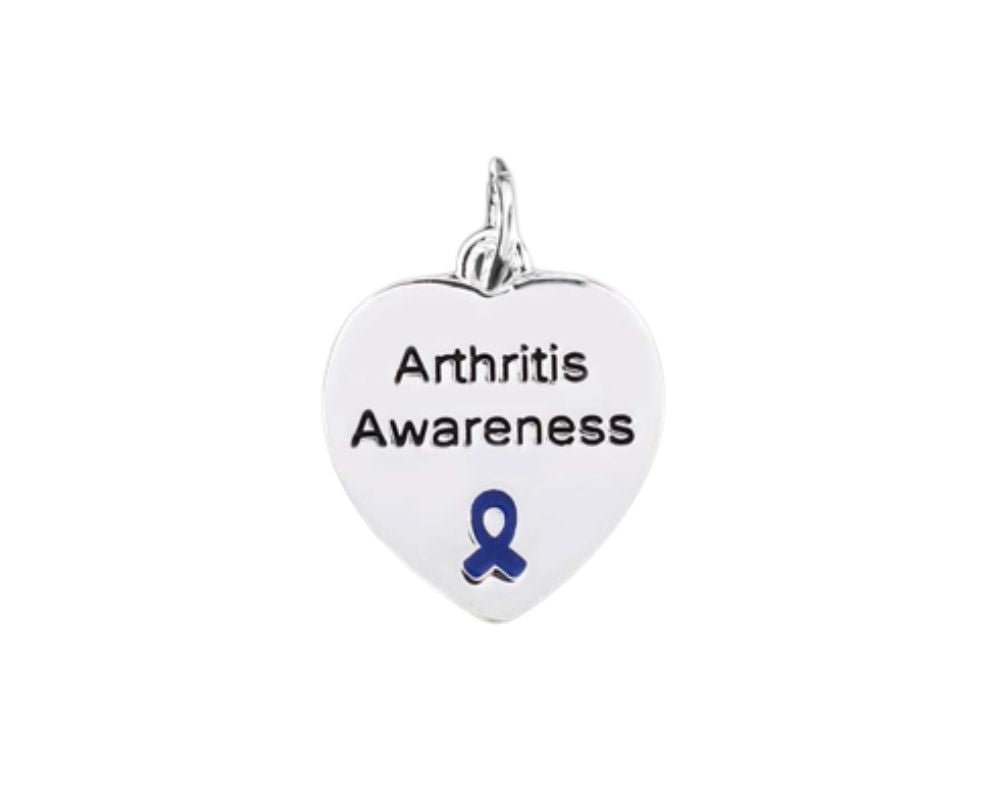Heart Shaped Arthritis Awareness Charms The Awareness Company