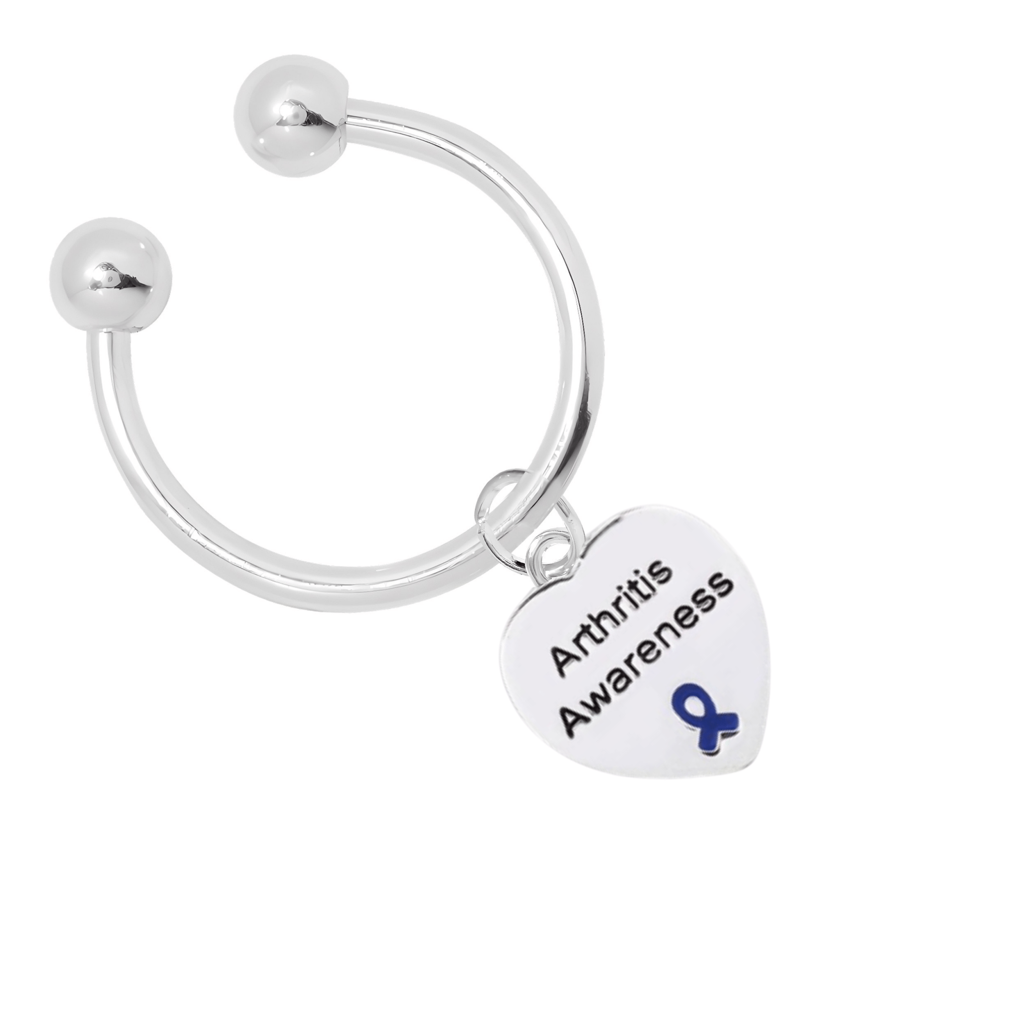 Heart Shaped Arthritis Awareness Key Chains The Awareness Company