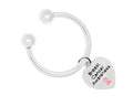 Heart Shaped Breast Cancer Awareness Keychains The Awareness Company