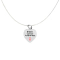 Heart Shaped Breast Cancer Awareness Necklaces The Awareness Company