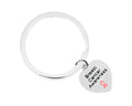 Heart Shaped Breast Cancer Awareness Pink Ribbon Keychains The Awareness Company