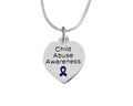 Heart Shaped Child Abuse Awareness Necklaces The Awareness Company