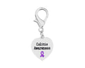 Heart Shaped Colitis Awareness Hanging Charms The Awareness Company