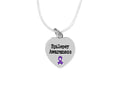 Heart Shaped Epilepsy Awareness Necklaces The Awareness Company
