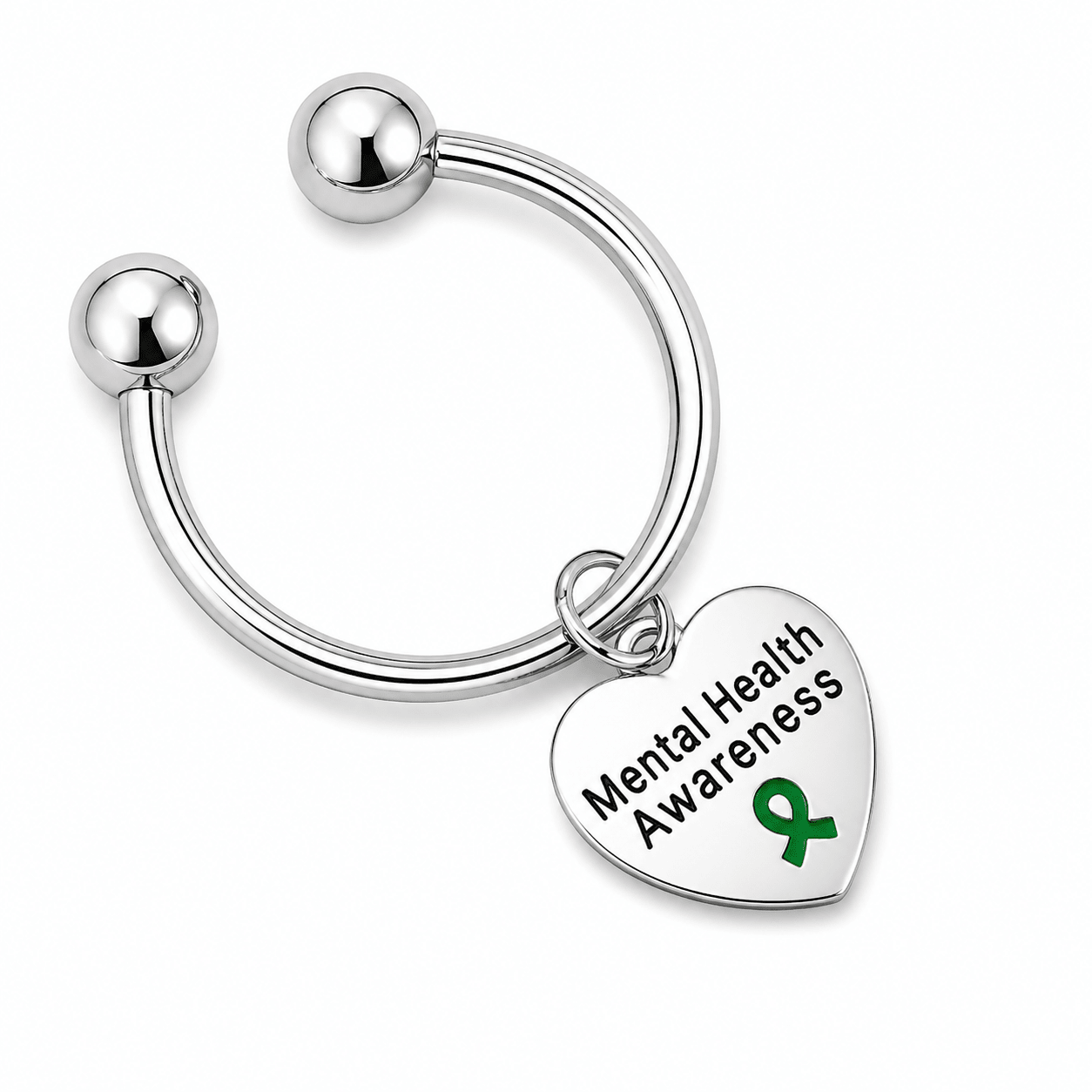 Heart Shaped Mental Health Key Chains The Awareness Company