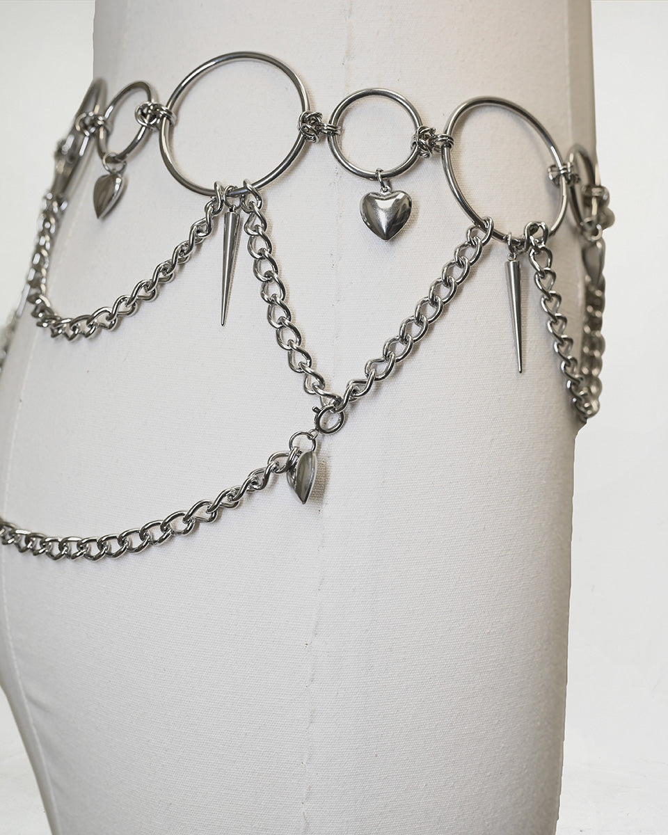 Heartbreaker Waist Chain Belt SUSPEX Rave Outfits