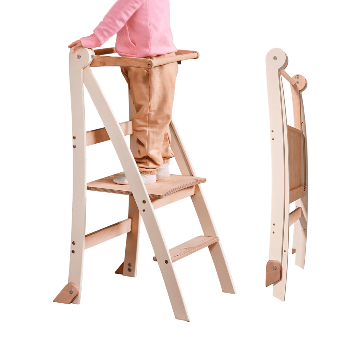 Helper Tower: A Multi-functional Foldable Step Stool for Kids Goodevas B2B