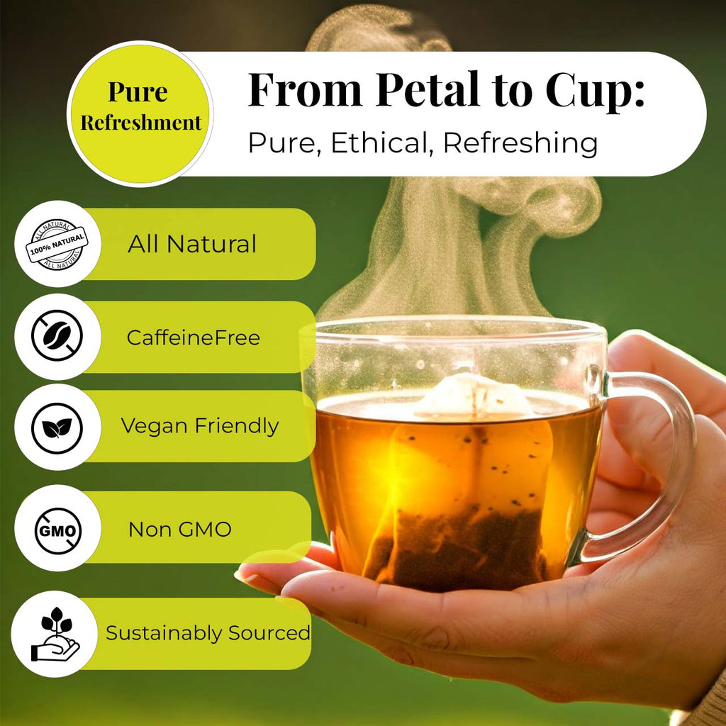 Papaya Leaf Tea Bags 75 Count – Caffeine-Free Herbal Tea for Immunity & Digestion Akshit