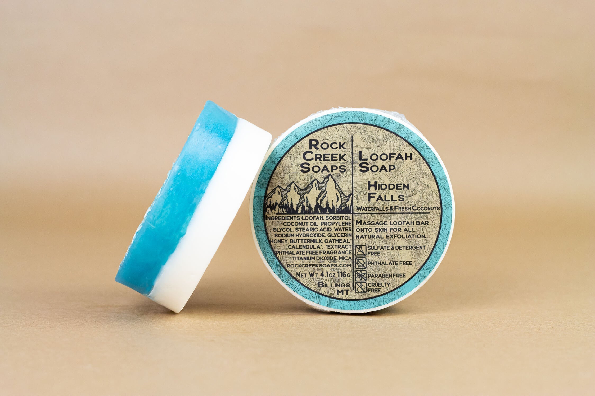 LOOFAH SOAP | Hidden Falls Rock Creek Soaps