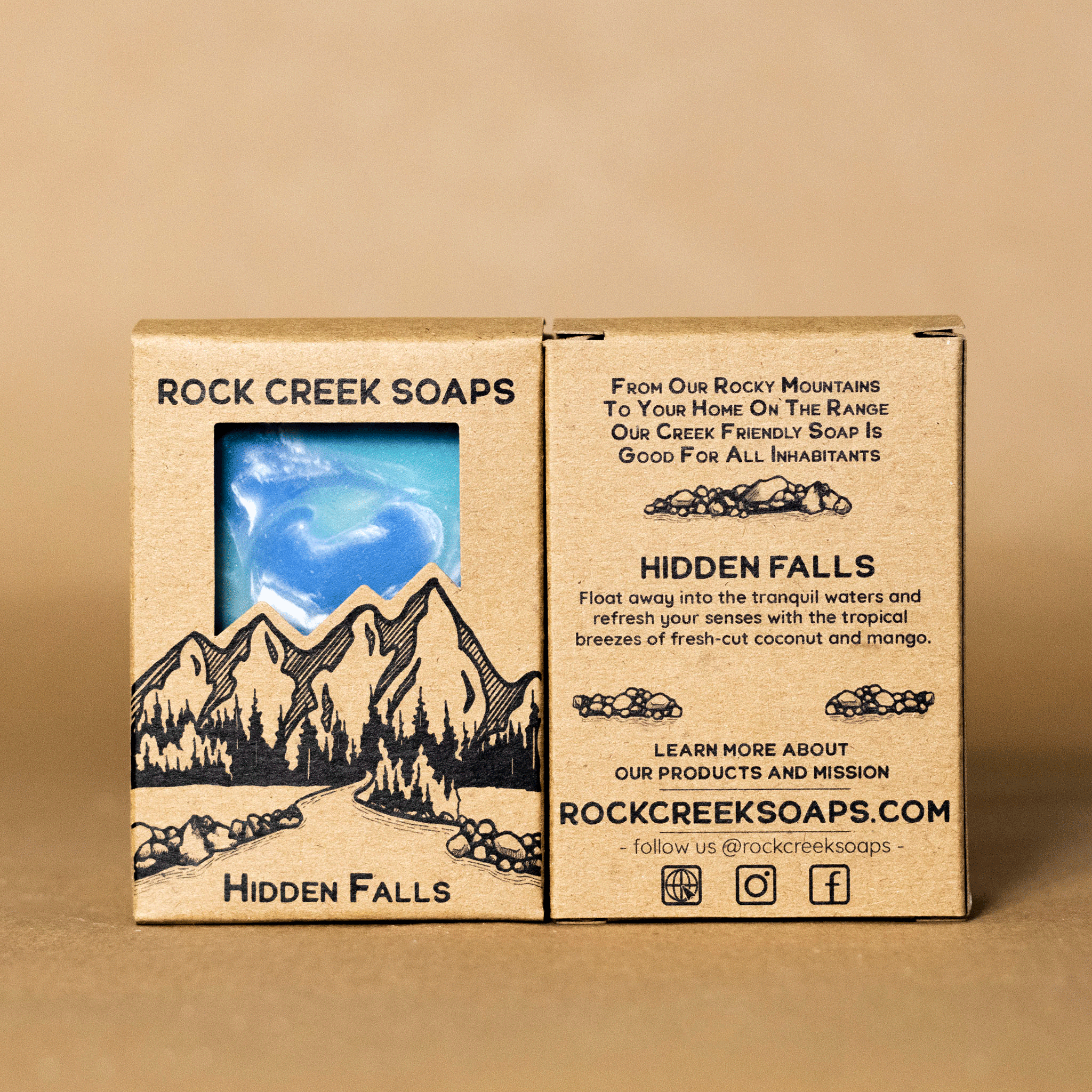 HIDDEN FALLS | Deep Waters, Clean Air & Fresh Fruit Rock Creek Soaps