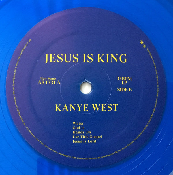 Kanye West - Jesus Is King (TRANSLUCENT BLUE VINYL) | Mint (M) Mint (M) Love Vinyl Records