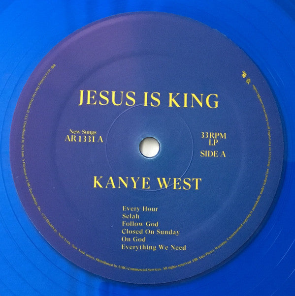 Kanye West - Jesus Is King (TRANSLUCENT BLUE VINYL) | Mint (M) Mint (M) Love Vinyl Records