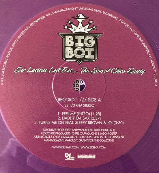 Big Boi - Sir Lucious Left Foot... The Son Of Chico Dusty (2xVINYL) | Mint (M) Mint (M) Love Vinyl Records