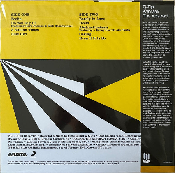 Q-Tip - Kamaal/The Abstract (BLACK, WHITE, & YELLOW VINYL) | Mint (M) Mint (M) Love Vinyl Records